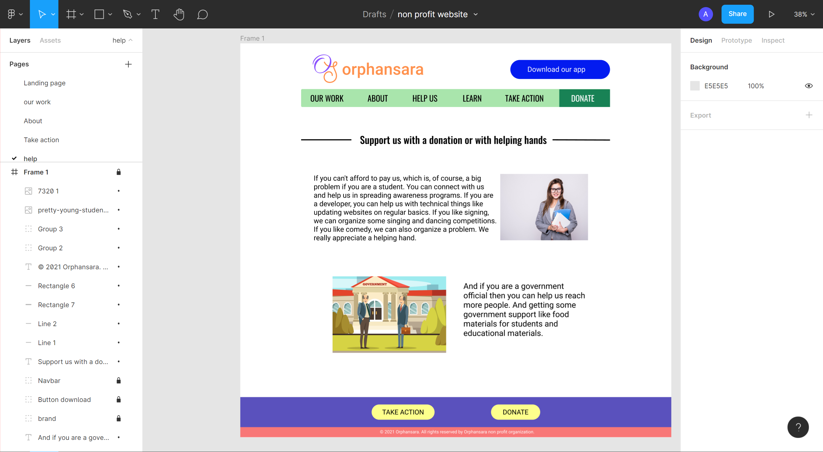 orphansara help page
